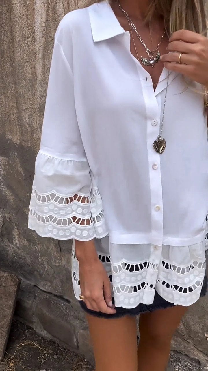 Miranda™ | Elegante Ibiza-style blouse