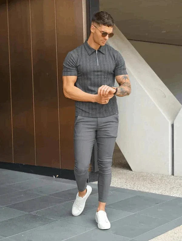 VanLaarHaarlem® | Elegante Rekbare Pantalon