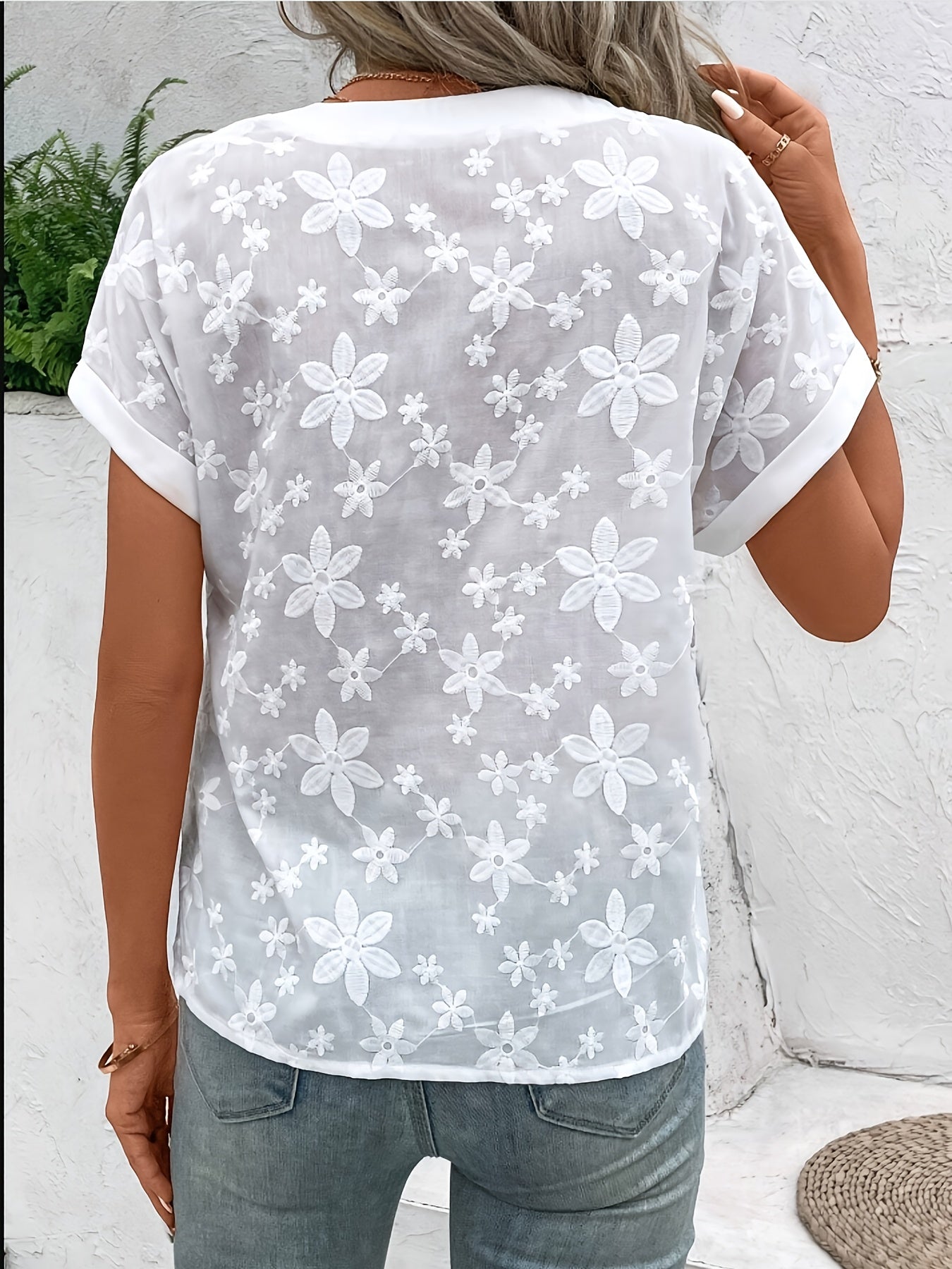 Tamara™ | Elegante Witte Blouse