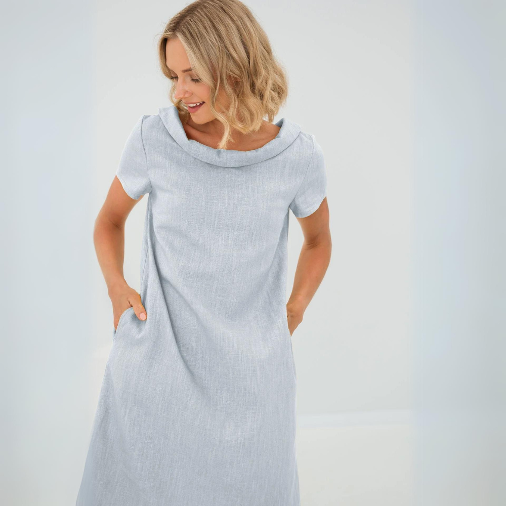 Alina™ | Zachte jurk met zakken