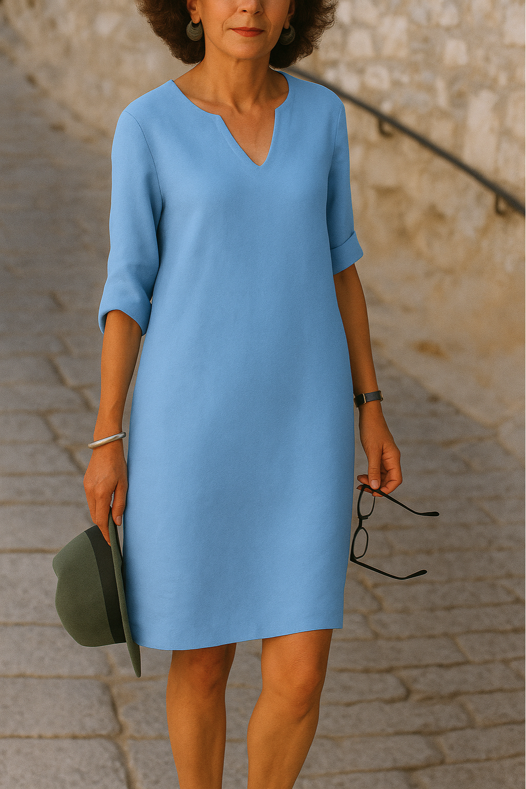 Ria™ | Elegante V-hals jurk