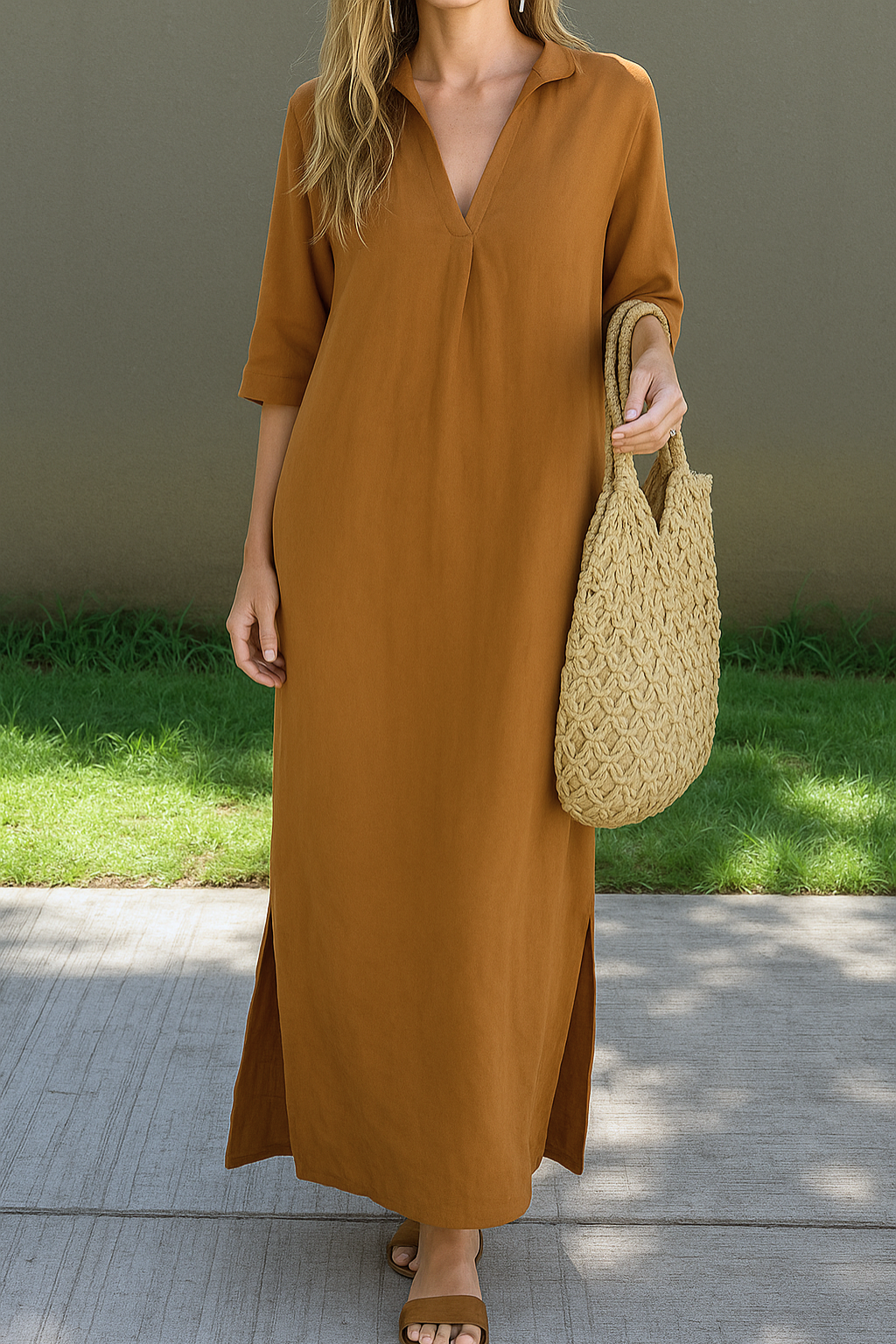 Alexa™ | Chique zomer Maxi jurk met V-hals