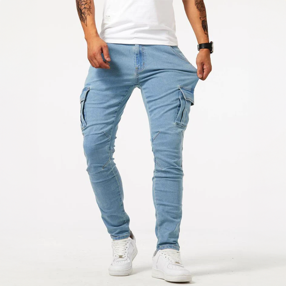 VanLaarHaarlem® | Stretchy Cargo Jeans