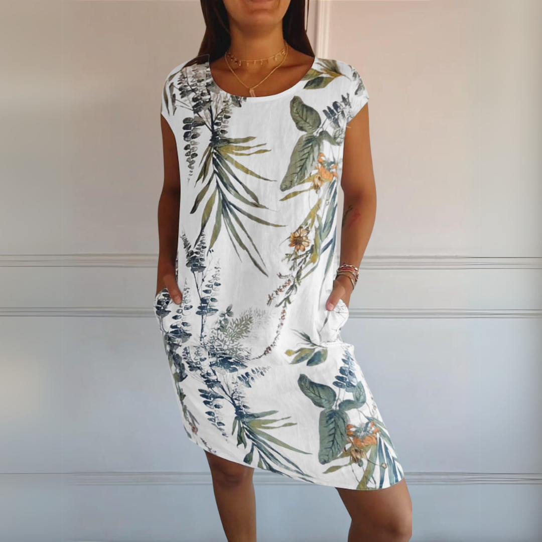 Annelin™ | Comfortabele Jurk met ronde hals