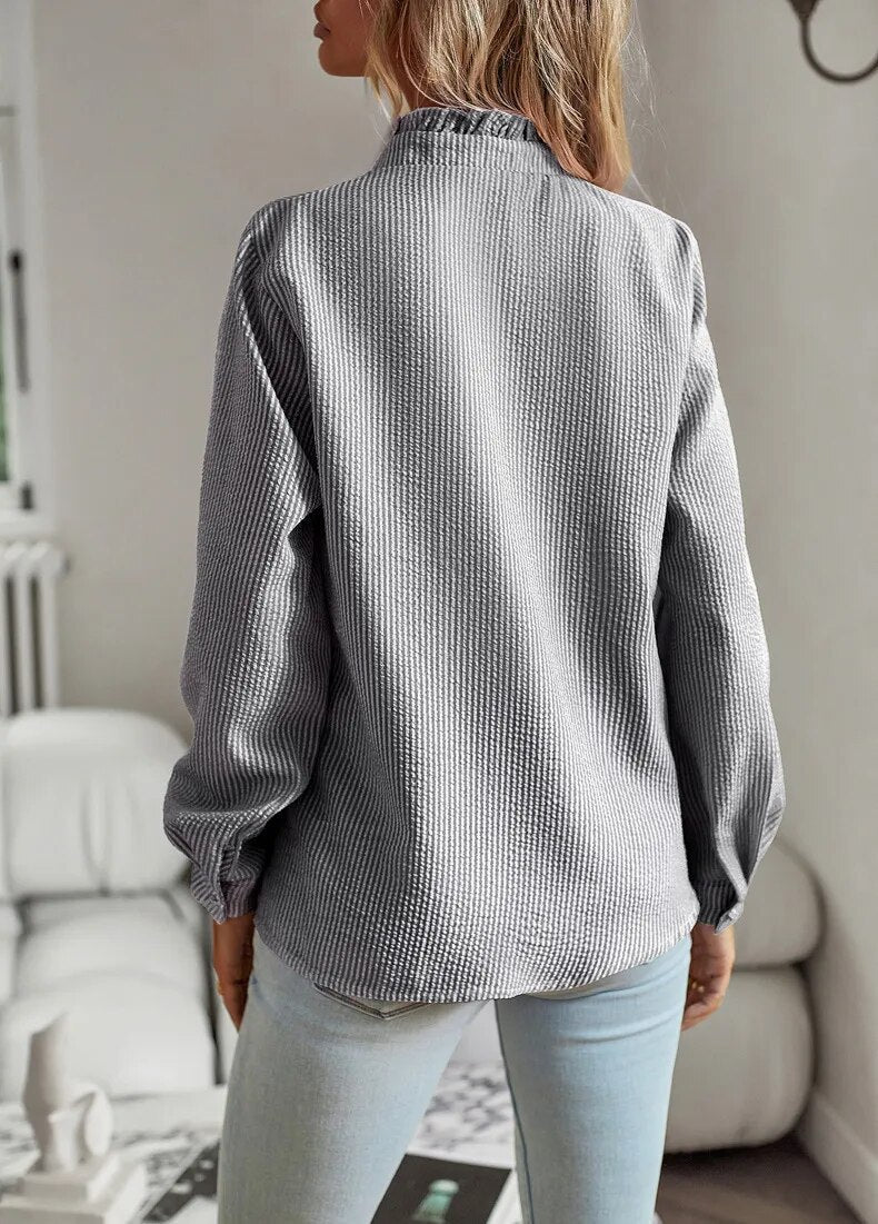 Laura™ | Luxe trepen blouse