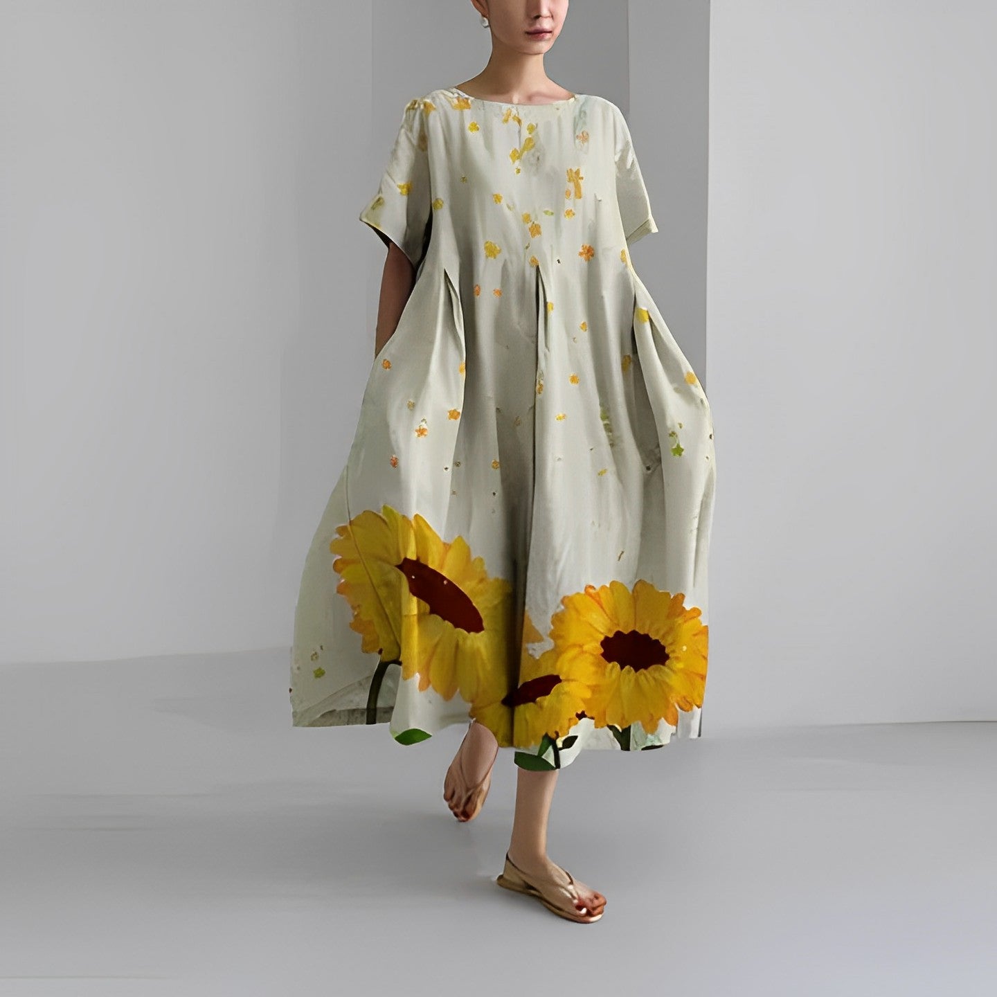 Amelia | Bohemien bloemenjurk