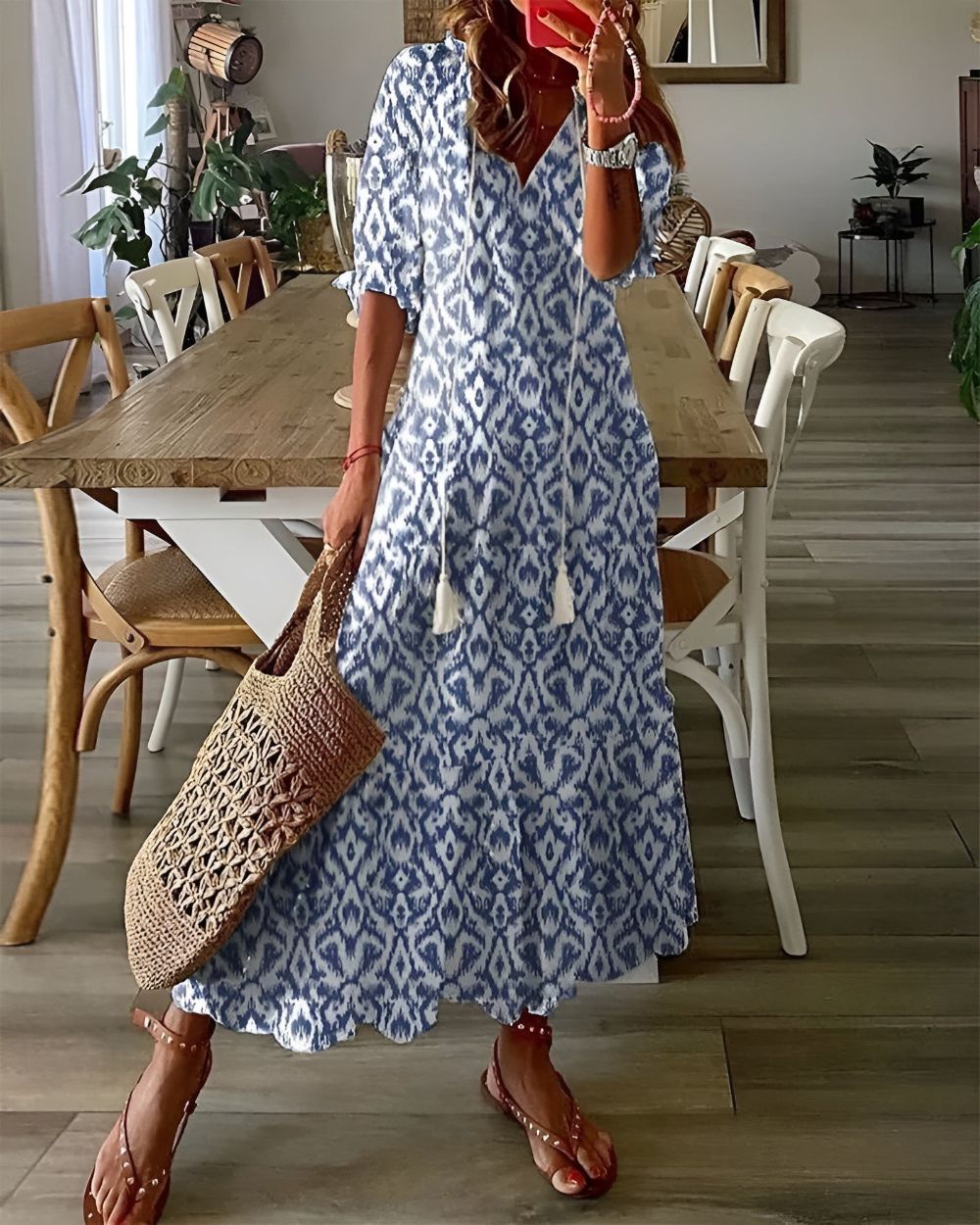 Annemiek™ | Elegante buikbedekkende jurk