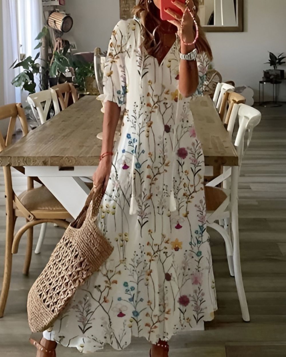 Annemiek™ | Elegante buikbedekkende jurk