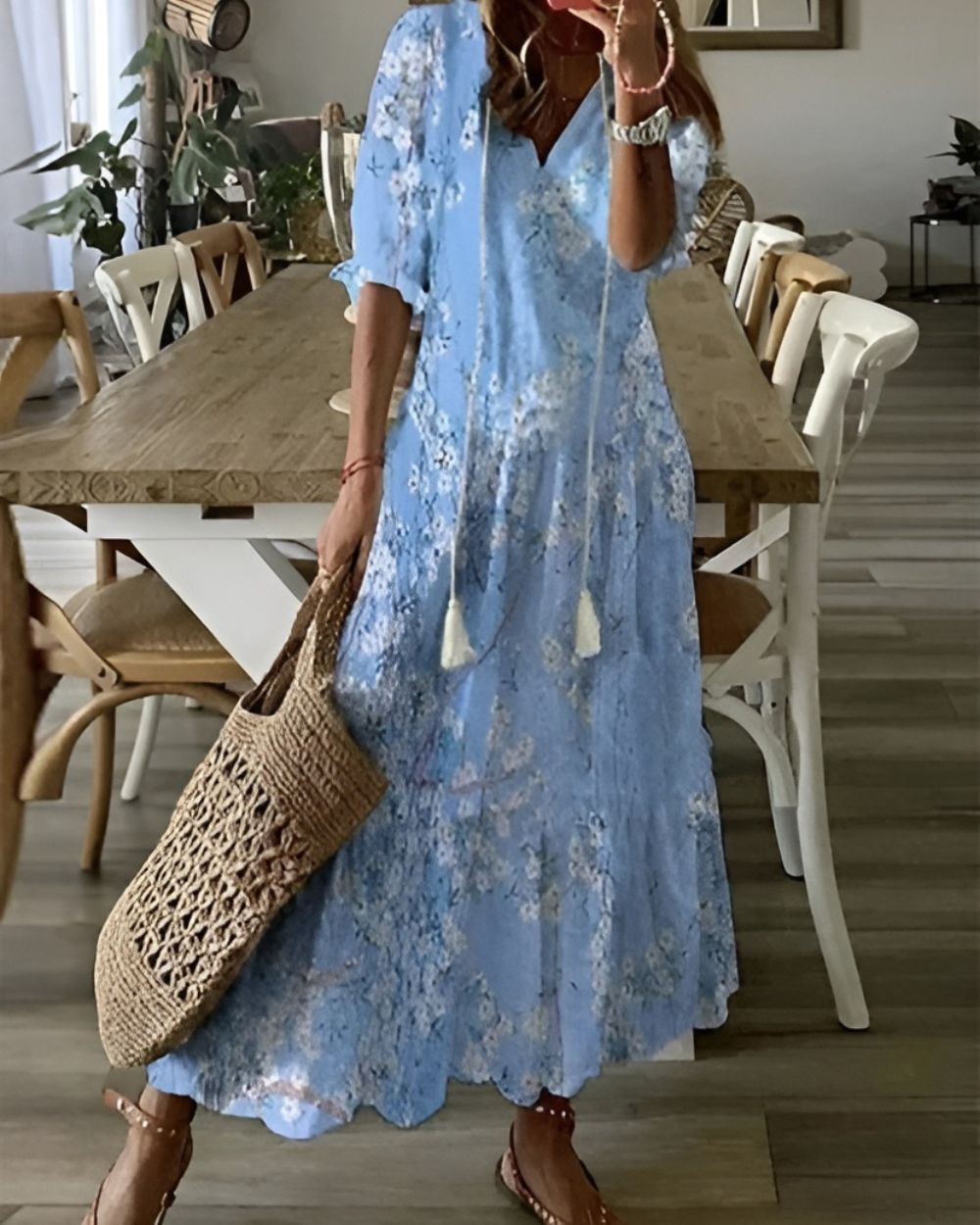 Annemiek™ | Elegante buikbedekkende jurk
