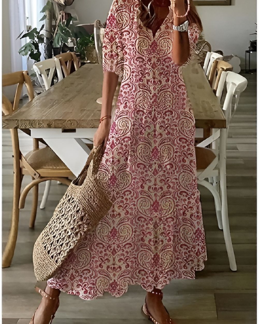 Annemiek™ | Elegante buikbedekkende jurk