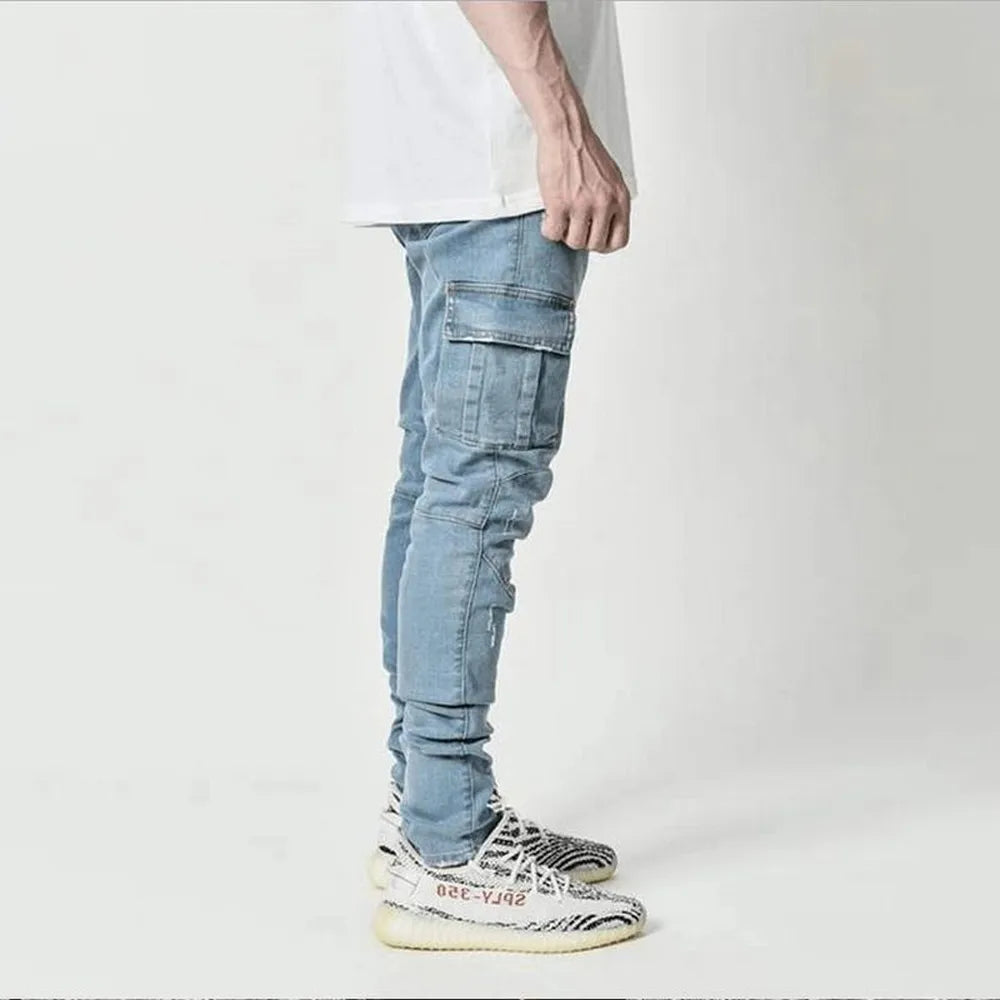VanLaarHaarlem® | Cargo Street Elastic Jeans