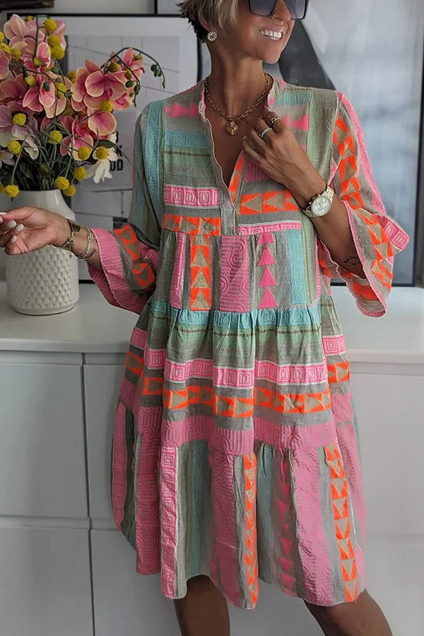 Juliane | Boho-Laag-Swingjurk
