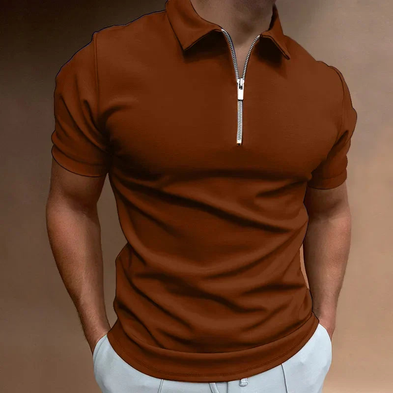 VanLaarHaarlem® | Klassieke Rits Polo Shirt