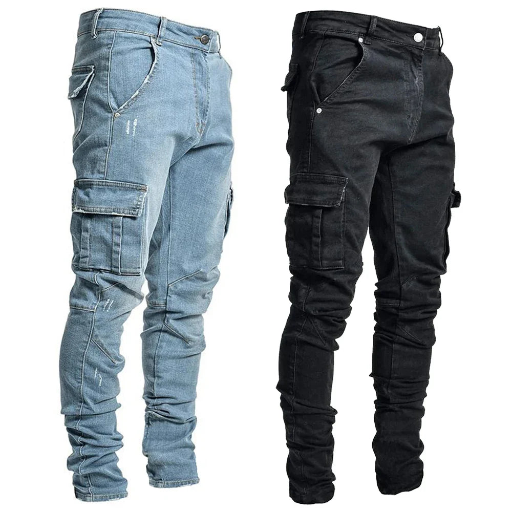 VanLaarHaarlem® | Cargo Street Elastic Jeans