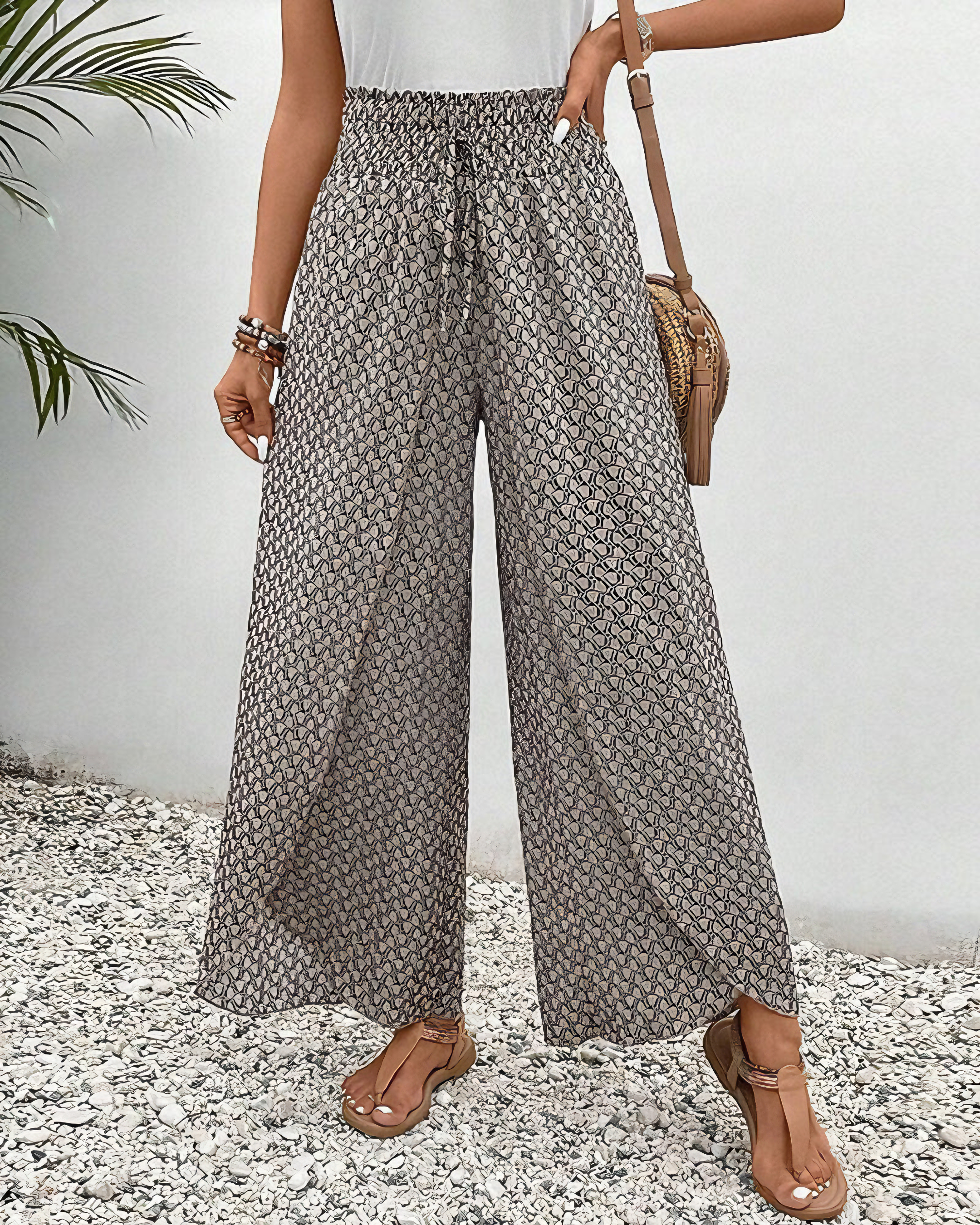 Tineke™ | Comfortabele Broek met Wijde Pijpen
