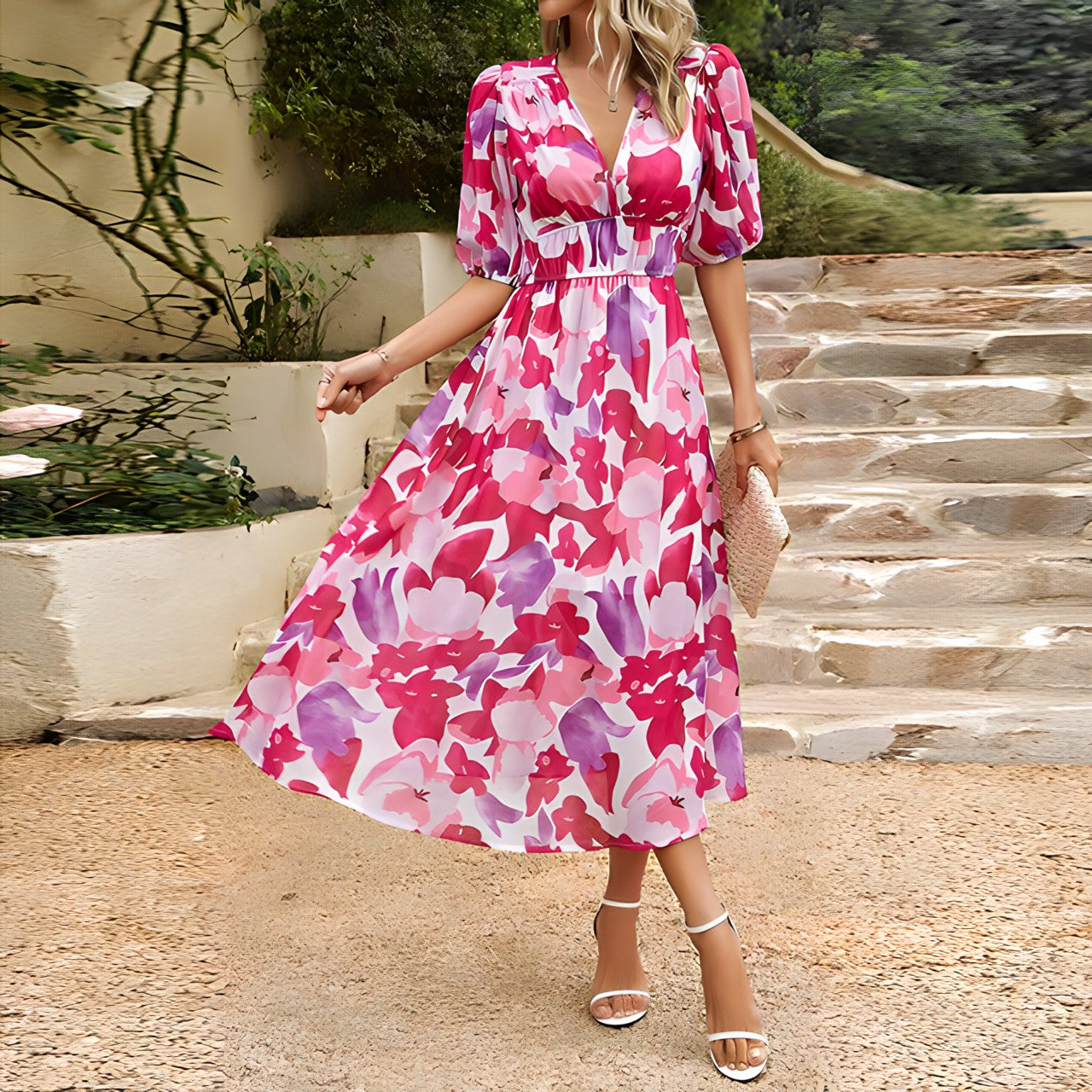 Chantal™ | Charmante jurk met V-hals