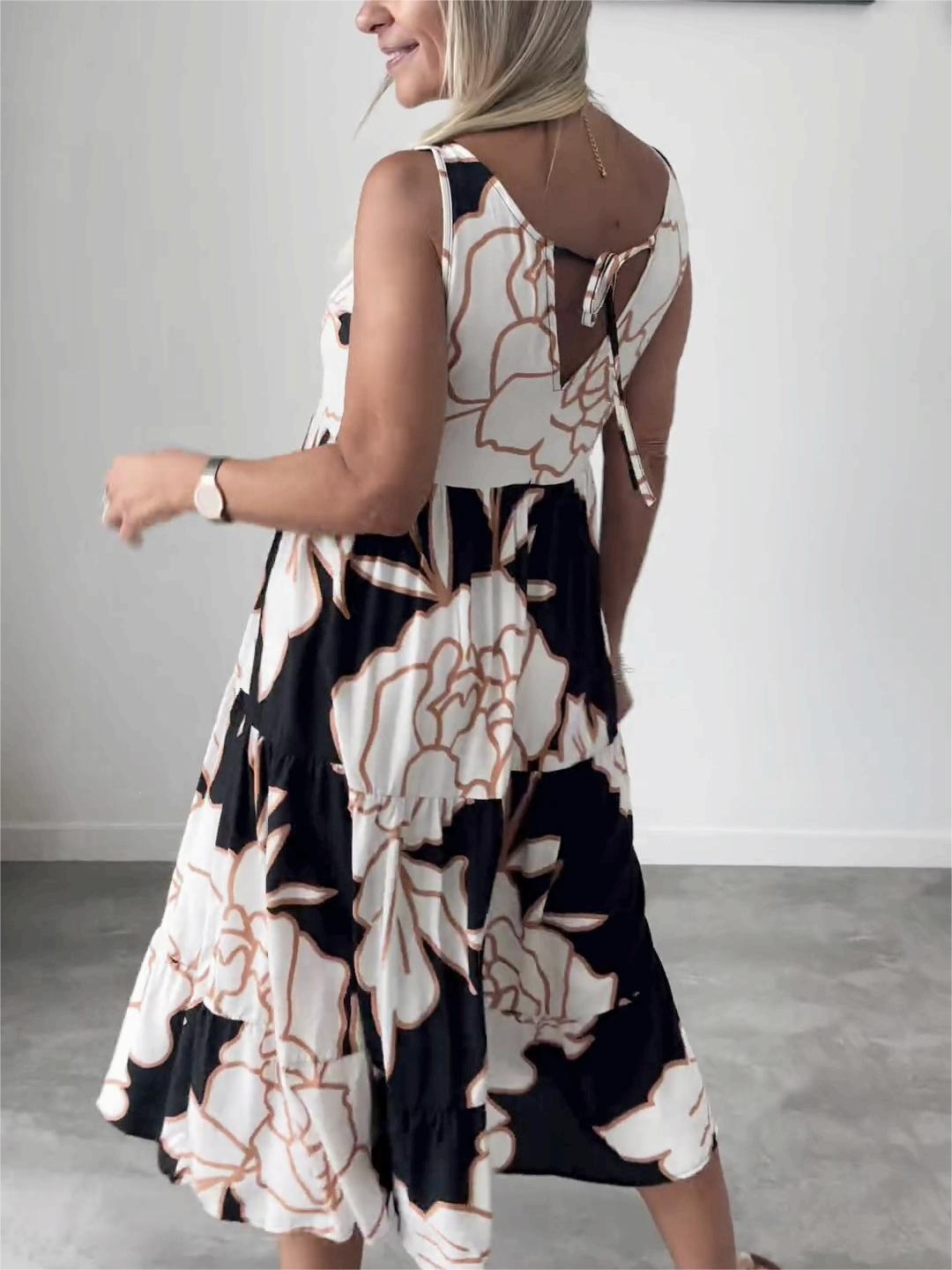 Angela™ | Elegante Jurk met Bloemenprint