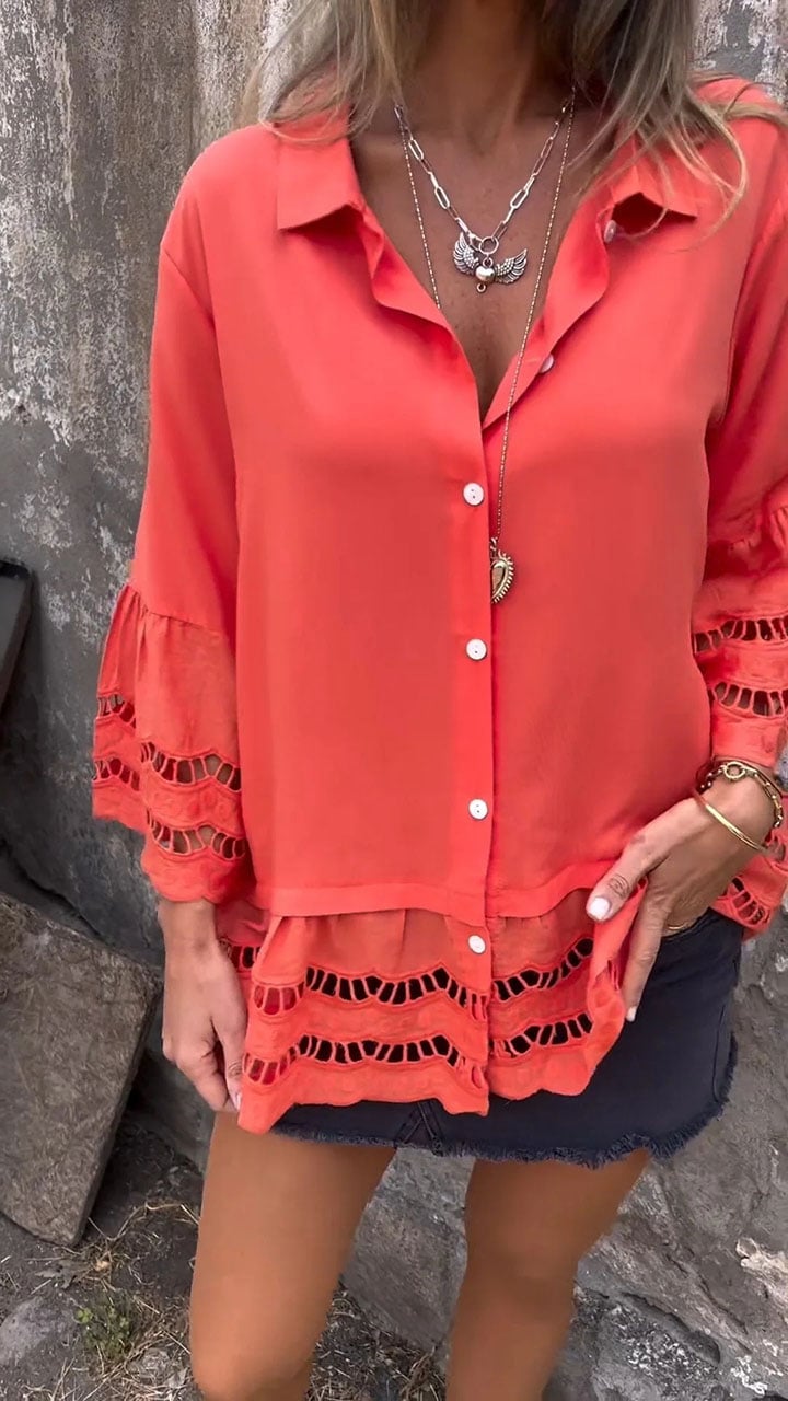 Miranda™ | Elegante Ibiza-style blouse