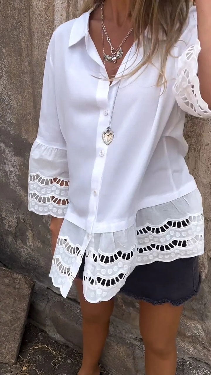 Miranda™ | Elegante Ibiza-style blouse
