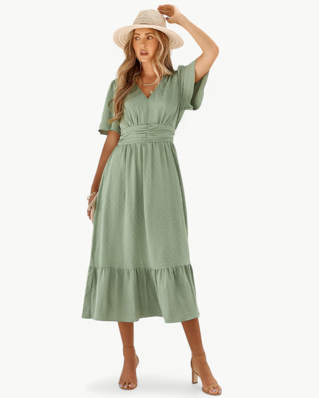 Sofie™ | Elegante V-hals Jurk