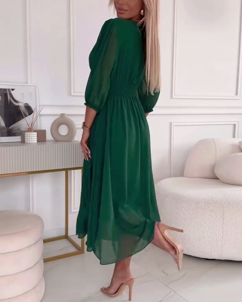 Cindy™ | Licht zijden chiffon jurk