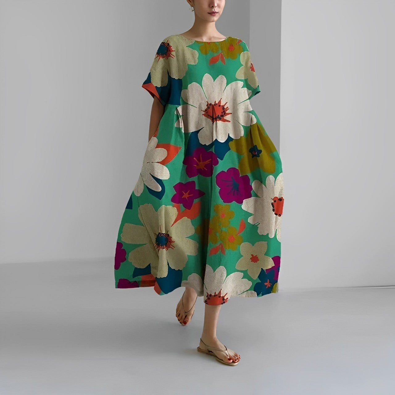 Amelia | Bohemien bloemenjurk