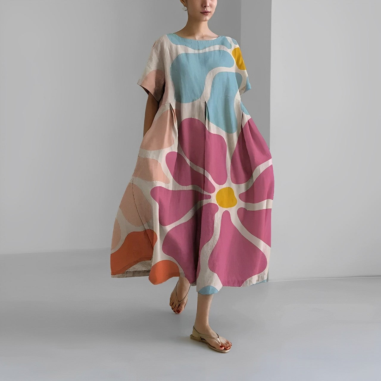 Amelia | Bohemien bloemenjurk