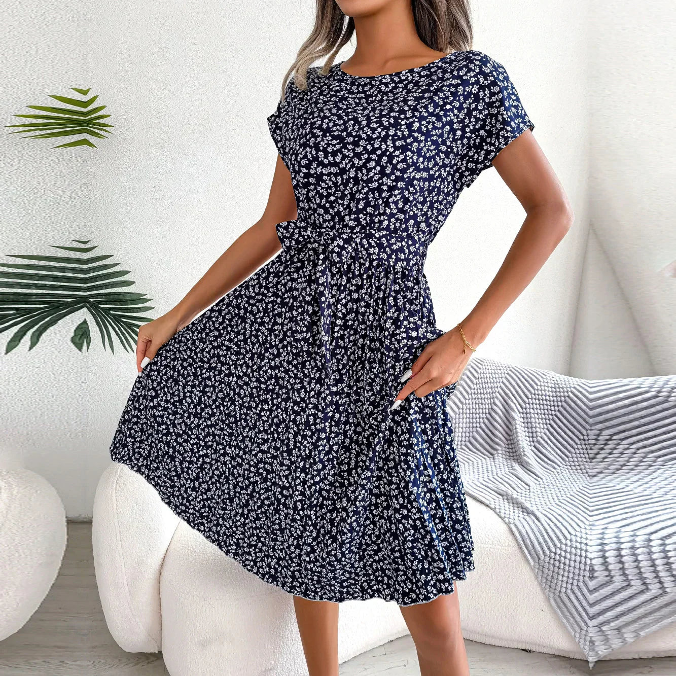 Saskia™ | Elegante Bloemenjurk