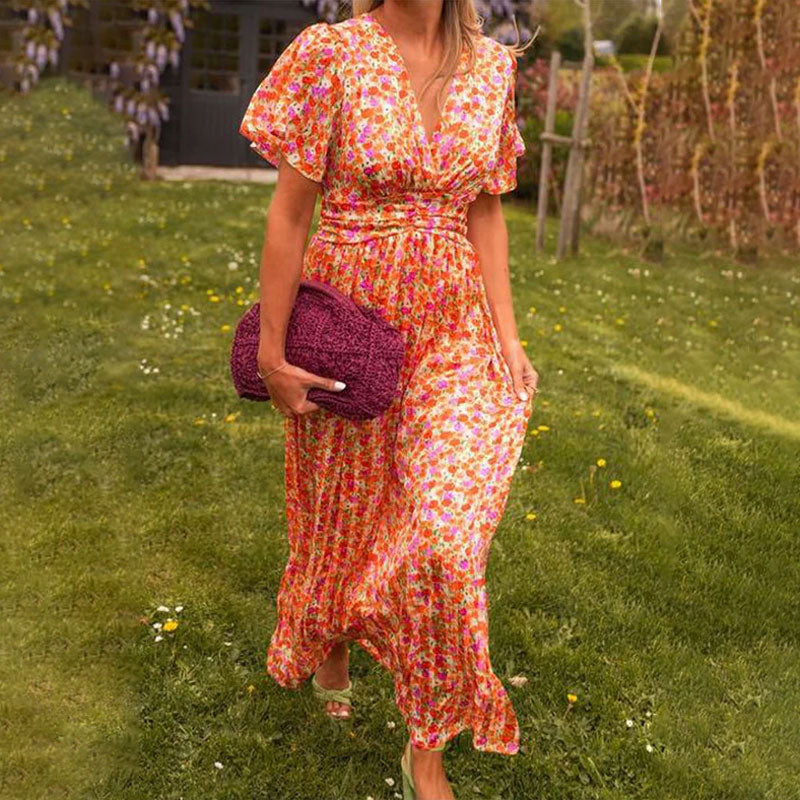 Charlotte - Klassieke Zomerjurk met V-halslijn