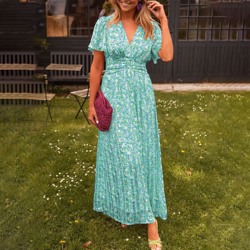 Charlotte - Klassieke Zomerjurk met V-halslijn