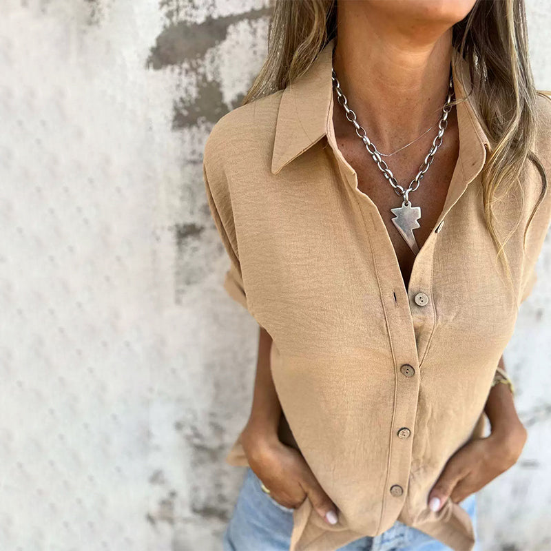 Ans™ | Casual overhemd blouse