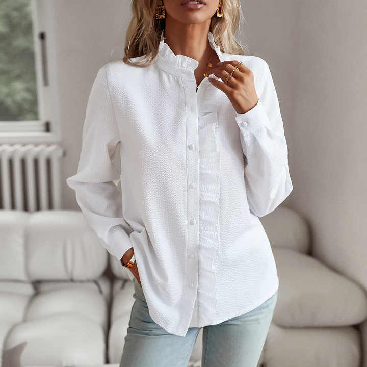 Laura™ | Luxe trepen blouse